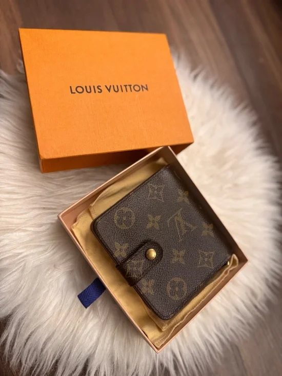 Louis Vuitton Monogram Brown Compact Wallet